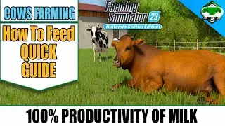 Feed Cows Get 100% Productivity FS23 Mobile | Nintendo switch