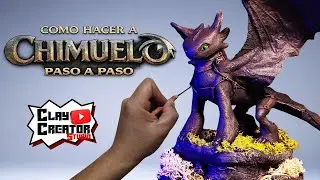 Como hacer a Chimuelo (Toothless) en plastilina / arcilla