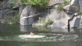 Barefoot Jimmy 80 ft Cliff jump