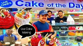 Cake Of The Day || Live Cake Shop In Mumbai || Best Cake Shop In Mumbai ,Christmas Cake Making Live