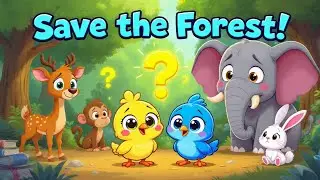 Animals Ask for Help 🐘🌳 | Roro and Dodo Save the Forest | Kids Science Cartoon