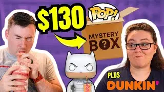 Unboxing Funko Pop Mystery Boxes from Boomloot Plus Dunkin Drinks!