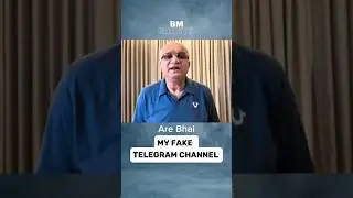 My Fake telegram Channel !! #shorts #basantmaheshwari