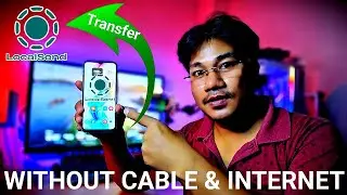 बिना Cable और Internet के Mobile और PC के बीच Data Transfer कैसे करें | LocalSend App |