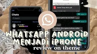 WHATSAPP ANDROID MENJADI IOS (RA WhatsApp unclone v8.93)