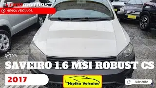 VOLKSWAGEN SAVEIRO 1.6 MSI ROBUST CS 8V 2017 FLEX - FindMotors.com.br