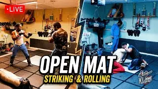 Wednesday Open Mat | Striking Drills & Live Rolling 🥋🥊