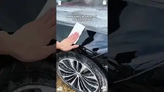 Make Your Car Dustproof & Waterproof #carbeauty #CleanTok #shinycar #carcoating