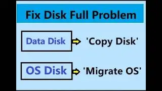 Fix Disk Full: Upgrade Your OS Disk & Data Disk to a Larger Drive