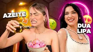 I tried strange foods from celebrities.