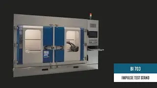 BI703 - Impulse Test Stand on hydraulic hoses