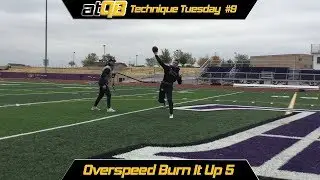 Technique Tuesday #09: Over-speed Burn It Up 5, Quarterback Footwork Drill