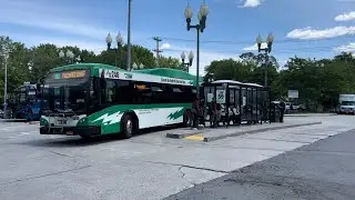 Transdev TOR + HudsonLink Bus Action (With CoachUSA) At Spring Valley Park & Ride NY: (05/31/2024)