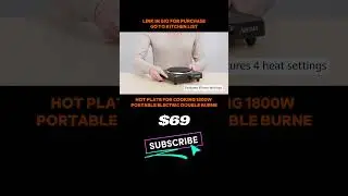 Cusimax Hot Plate for Cooking 1800W Portable Elect #kitchen