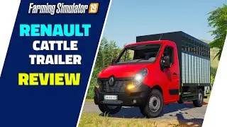 FS19 | REVIEW - RENAULT Master Cattle trailer