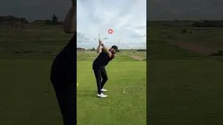 Trying to hit a drone with a golf ball