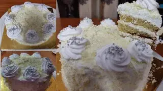 Bakery Style White Forest Cake|| White Forest Cake|| Nisha's World