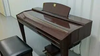 Yamaha Clavinova CVP-509PM digital piano arranger in polished mahogany stock number 23117