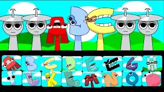 All Phases in New Incredibox Sprunki Oc A From  1 to Phase 2 A B C D E F G H I 