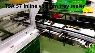 Alpha Vac TSA57 inline vacuum tray sealer