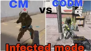 Infected mode comparison | combat master vs call of duty mobile