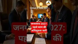 जनगणना 2027: पहले चरण की अधिसूचना जारी ! #finsurge #sharemarketlatestnews #stockmarket #shorts