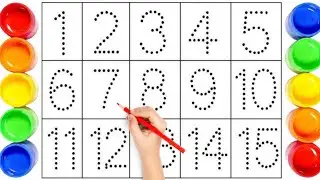 Learn Counting 1 to 15  | Easy Numbers for Kids | ABC Kids Class