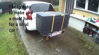 DIY rear cargo box EASY & CHEAP build