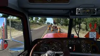 ATS time lapse: Redding CA to Bakersfield CA