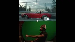 Green Screen Before And After Car Animation #3D #VFX #GreenScreen #Blender