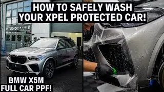 How to safely wash your vehicle | BMW X5M Competition in for Full Car PPF