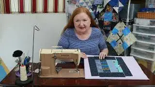Blue Monday Sew Along - Bordered Rails