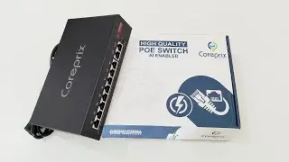 Coreprix 8+2 Uplink Giga Poe Switch Unboxing | TechServeHUB | Call: 9426239408