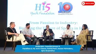 From Passion to Industry &ndash; Building the Future of Sports in India | Panel Discussion