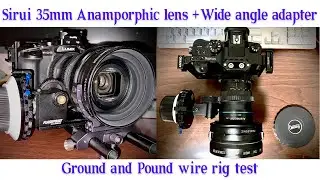 Sirui 35mm anamorphic test 10/2820  / Wire Rig  to Ground and Pound Fall