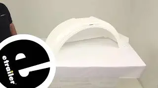 etrailer | Complete Breakdown of the Plastic, Single-Axle Trailer Fender w/ Top and Side Steps