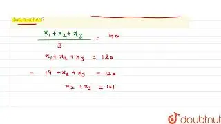 The mean of three numbers is 40. All the three numbers are different natural numbers. If lowest ...