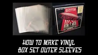 HOW TO MAKE VINYL BOX SET OUTER SLEEVES