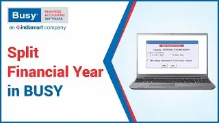 Split Financial Year in BUSY (Hindi)