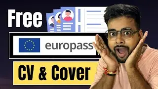 Create Your Europass CV & Cover Letter Online | Step-by-Step Tutorial #europasscv #freecv 