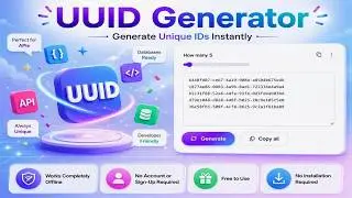 UUID Generator — Create Random UUID v4 IDs (Free Online Tool)