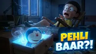 Doreamon meet with nobita 😍 new series #ai #doraemon #cartoon