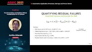 Functional Safety and Radiation Effects Considerations for AV Systems |Jyotika Athavale, PhD, NVIDIA