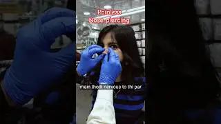 Aadhya Kaushik&rsquo;s First Nose Piercing Journey! ✨ | raju yadav piercing vlogs/#shorts