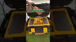 Camping Kitchen Hack: Genius Toolbox Setup for Organized Adventures!