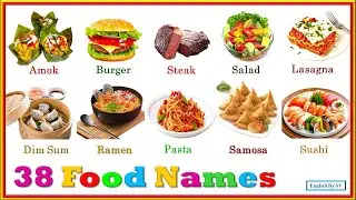 Learn Common Food Names in English | Essential Food Vocabulary for Beginners