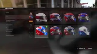 All F1 2017 Helmets in the colors of FRANCE
