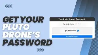 How to get Pluto drone password | Drona Aviation