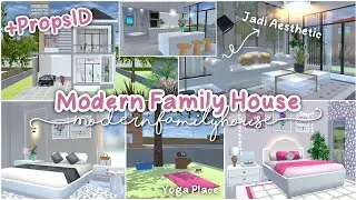 Modern Family House + PropsID Jadi Aesthetic ✨🌸 : Sakura School Simulator #sakuraschoolsimulator