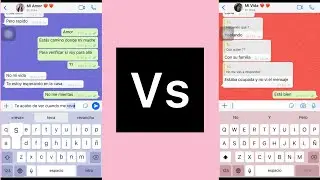 Novia celosa vs novio celoso ( quien es mas celoso ) ( conversación de whatsapp)